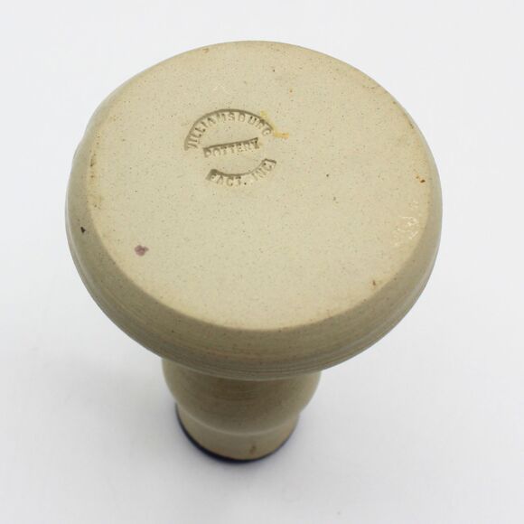 Vintage Tapered Candlestick by Williamsburg Pottery Ceramic Stoneware Colonial - Picture 7 of 7